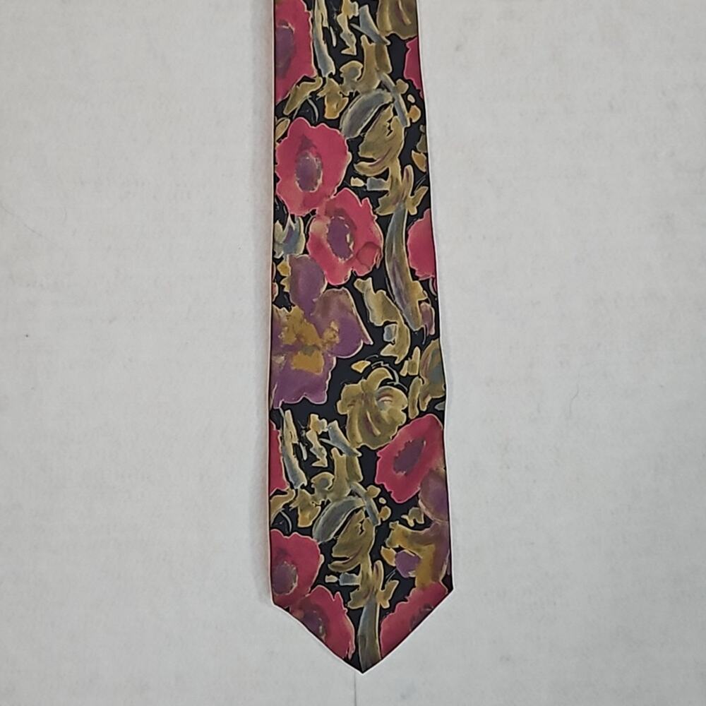 Vintage Viaggio Floral Silk Tie